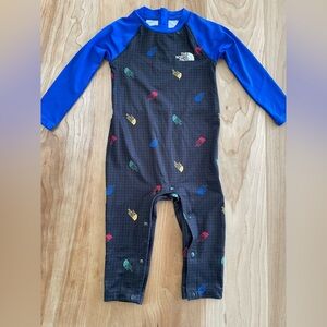 The North Face Infant 12-18M Amphibious One-Piece Swim Suit UV Protection
